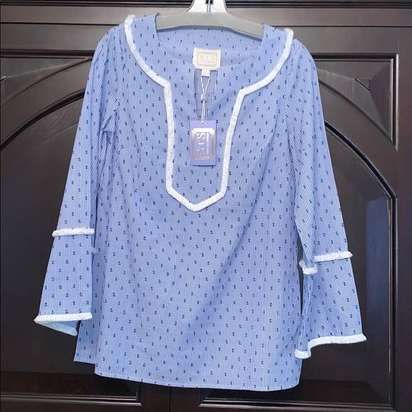 SAIL TO SABLE 😍~ Bluebell Tunic Top Shirt ~S - Picture 4 of 8